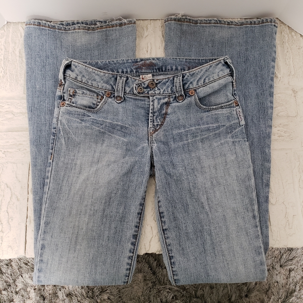 Silver Jeans Shar Bootcut Flared Faded Blue 26
